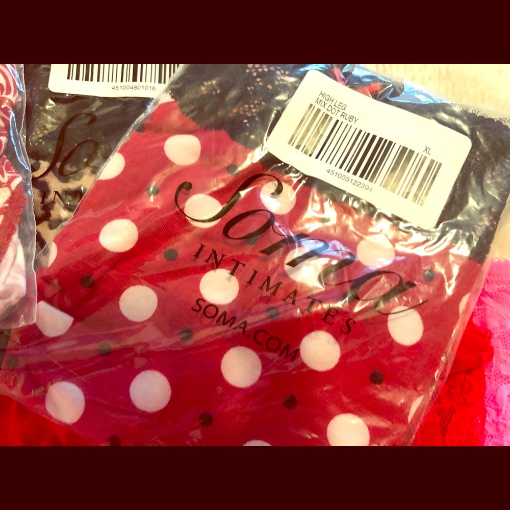 Soma and Victoria Secret underwear.  New!